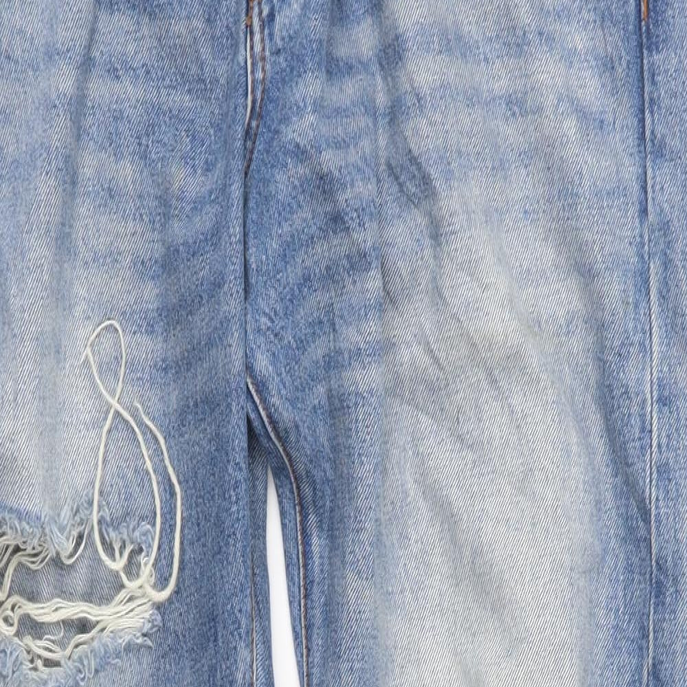 H&M Mens Black  Denim Straight Jeans Size 36 in L31 in