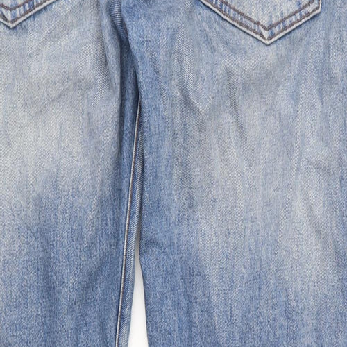 H&M Mens Black  Denim Straight Jeans Size 36 in L31 in