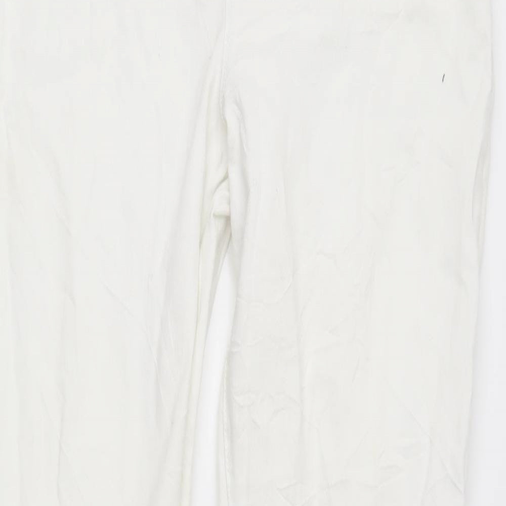 BHS Womens White  Denim Jegging Jeans Size 18 L30 in