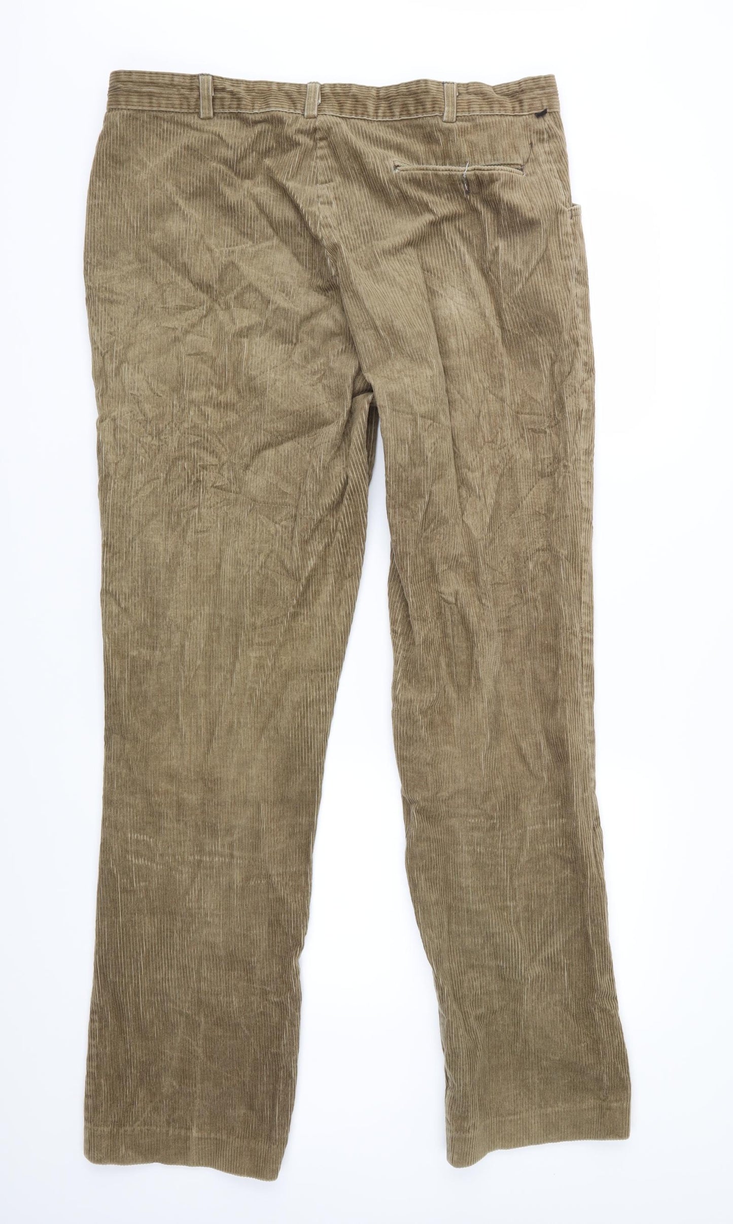 Carabou Mens Brown  Corduroy Snow Pants Trousers Size 36 in L32 in