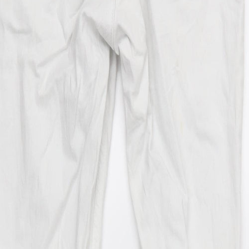 Divided Womens White  Denim Skinny Jeans Size 10 L28 in