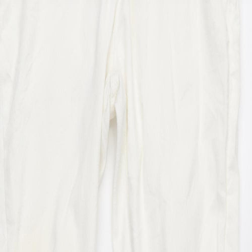 Marks and Spencer Womens Ivory  Denim Skinny Jeans Size 10 L28 in