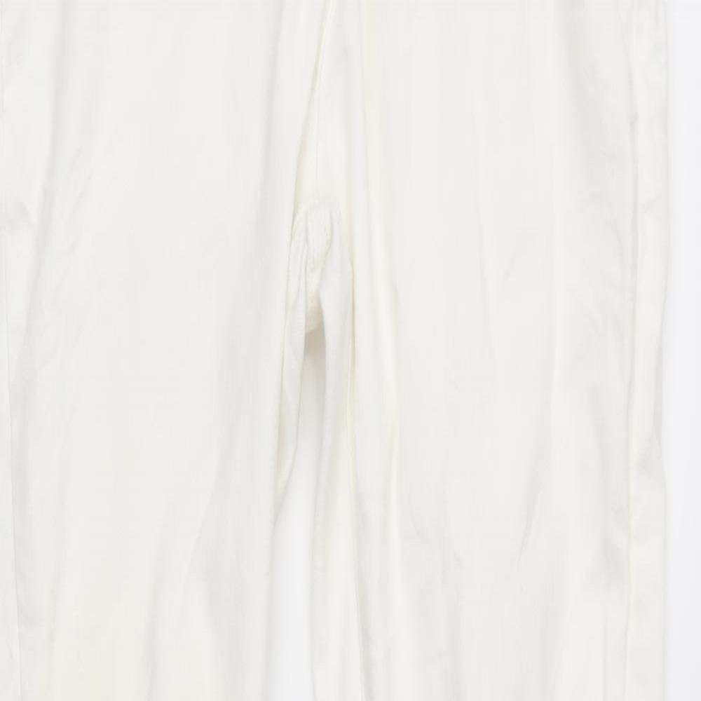 Marks and Spencer Womens Ivory  Denim Skinny Jeans Size 10 L28 in