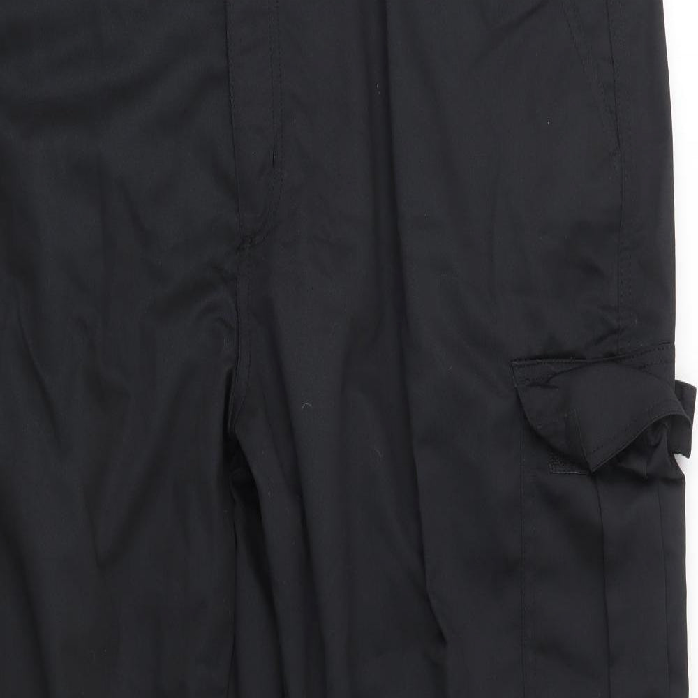 Portwest Mens Black   Cargo Trousers Size 42 in L31 in