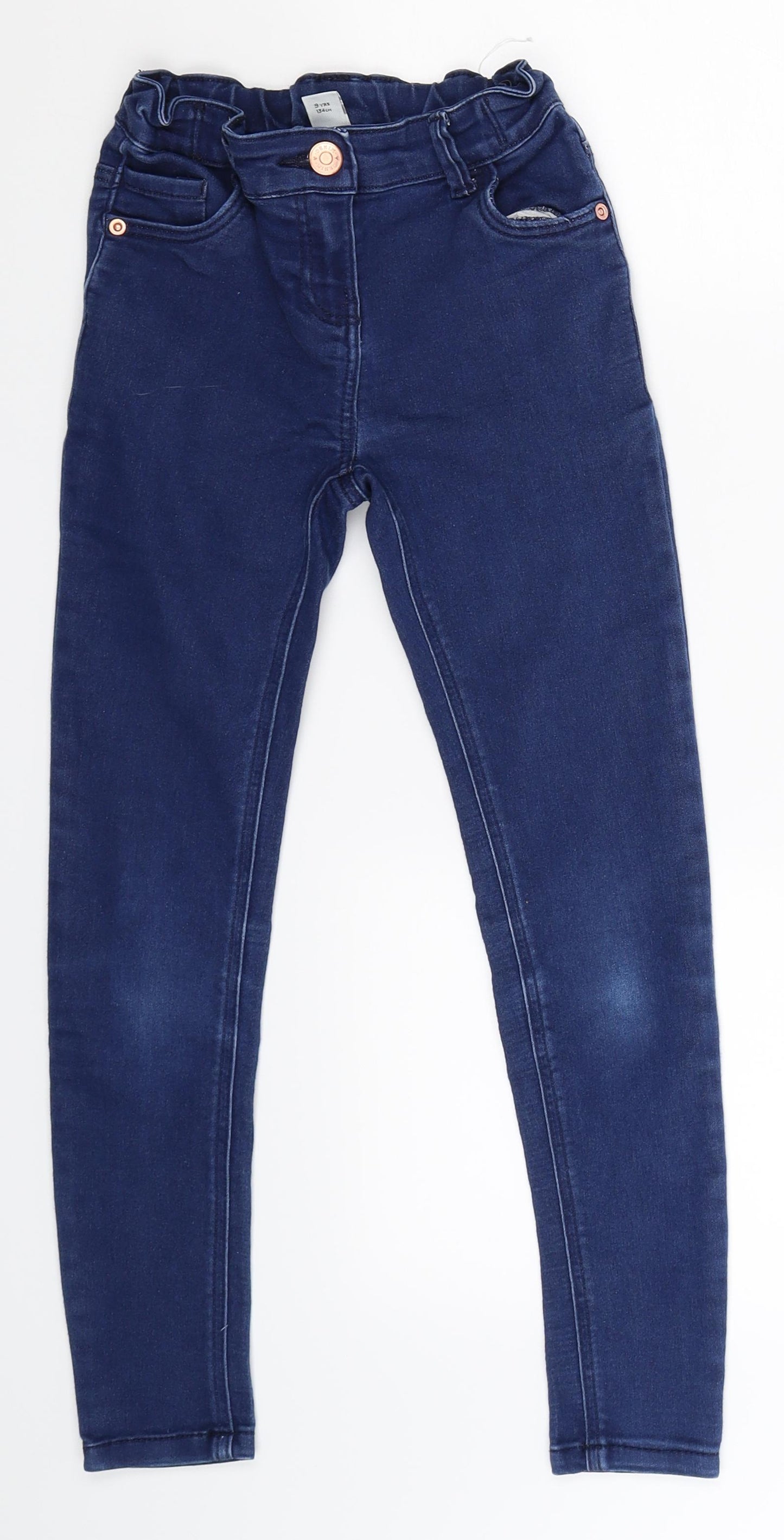 TU Girls Blue  Denim Jegging Jeans Size 9 Years