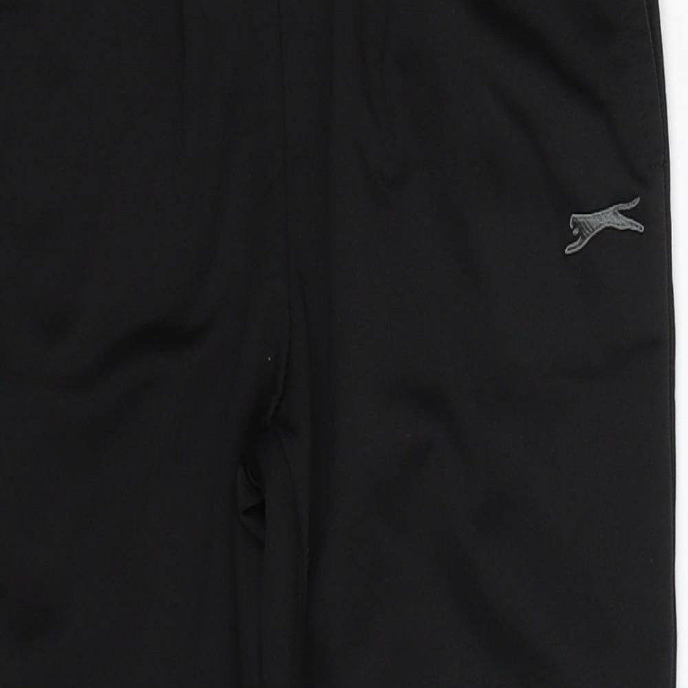 Slazenger Boys Black   Jogger Trousers Size 5-6 Years