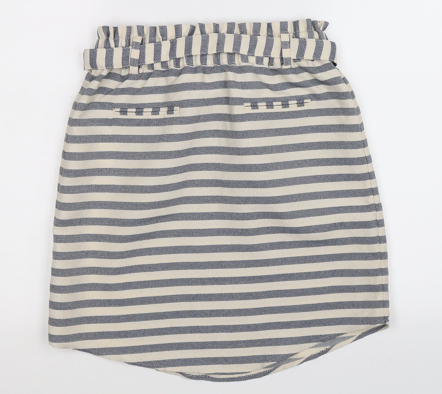 Oasis Womens Multicoloured Striped  Straight & Pencil Skirt Size 8