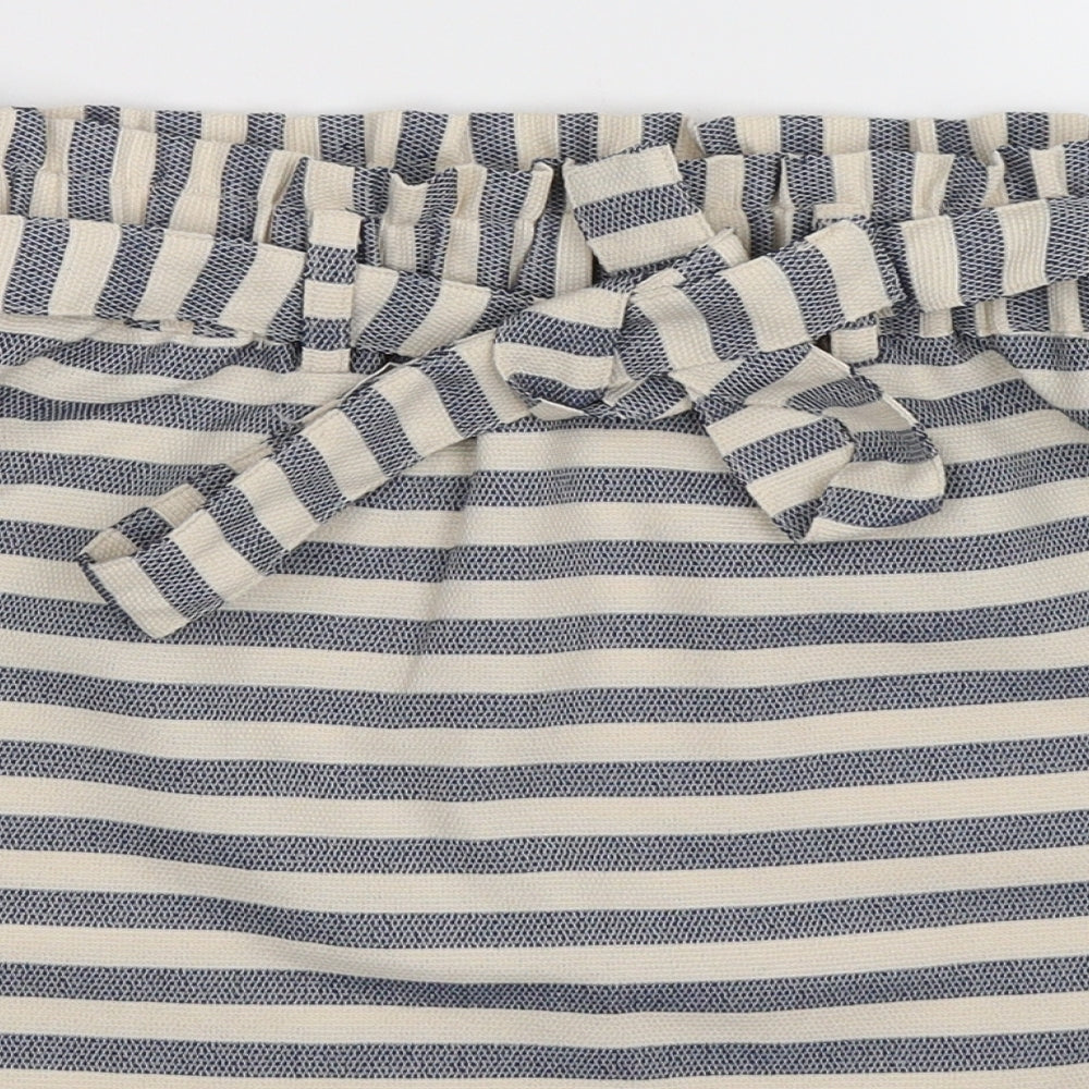 Oasis Womens Multicoloured Striped  Straight & Pencil Skirt Size 8