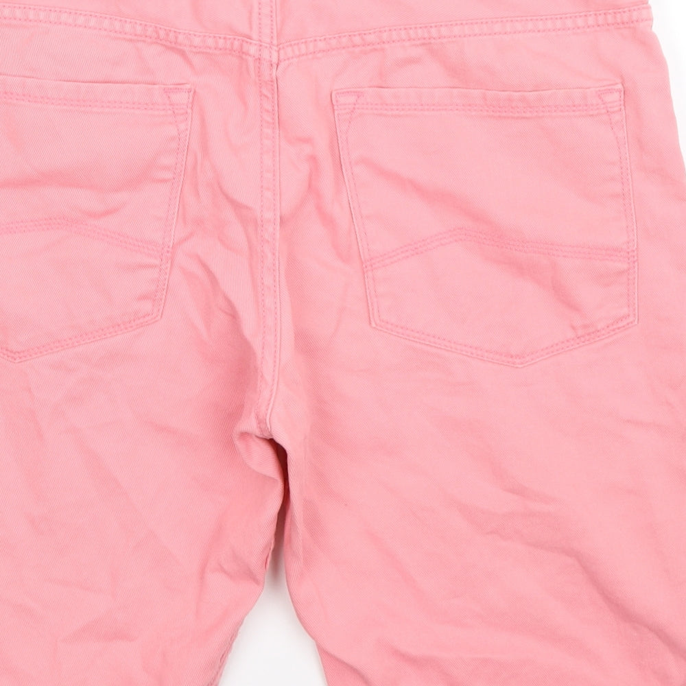 Denim Co Womens Pink  Denim Bermuda Shorts Size 34