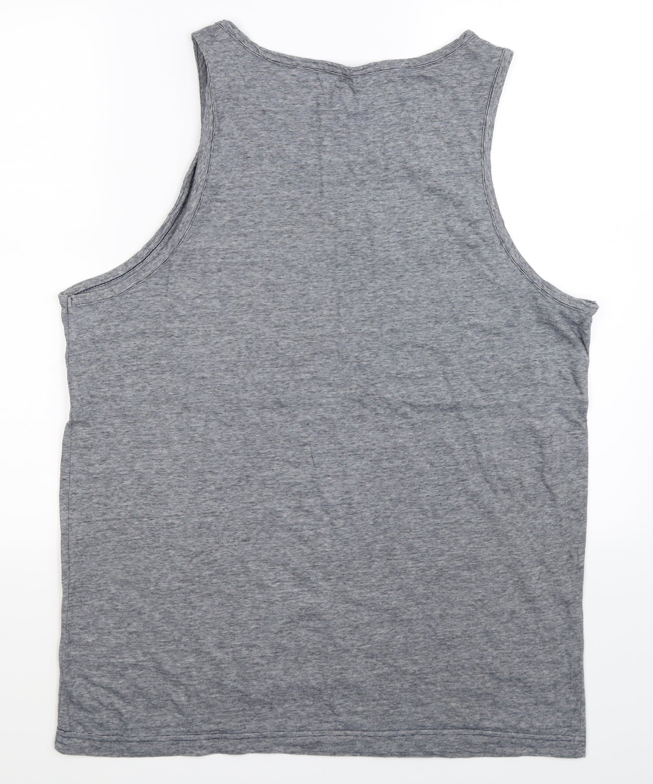 H&M Mens Grey   Basic Tank Size L