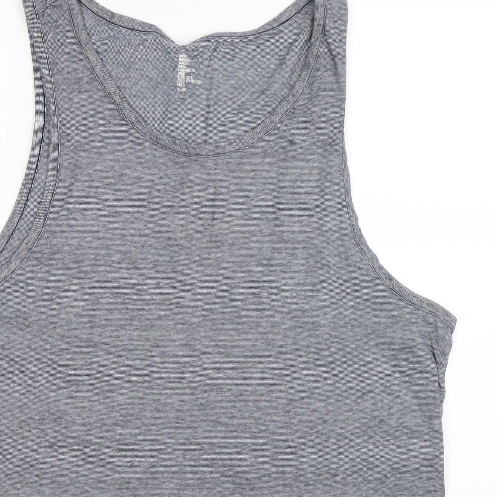 H&M Mens Grey   Basic Tank Size L