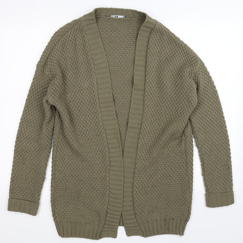 Miso Womens Green  Knit Cardigan Jumper Size 12