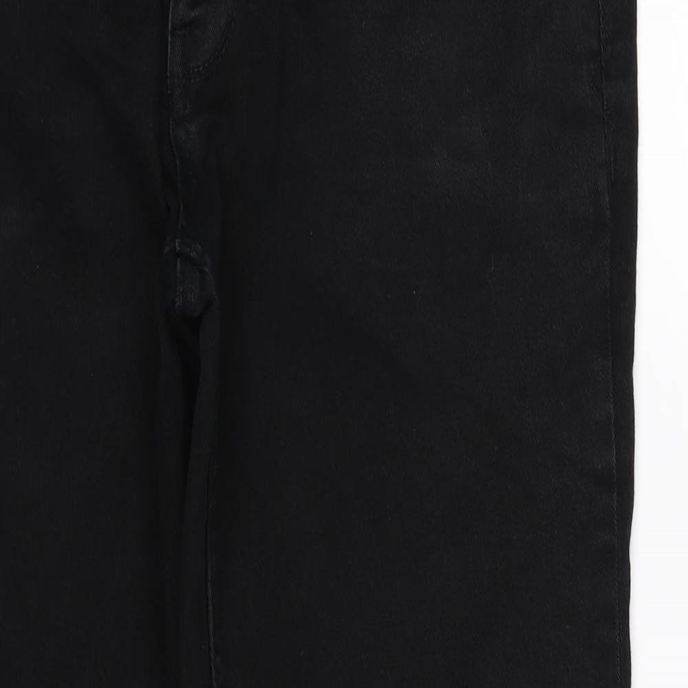 George Mens Black  Denim Straight Jeans Size 36 L32 in