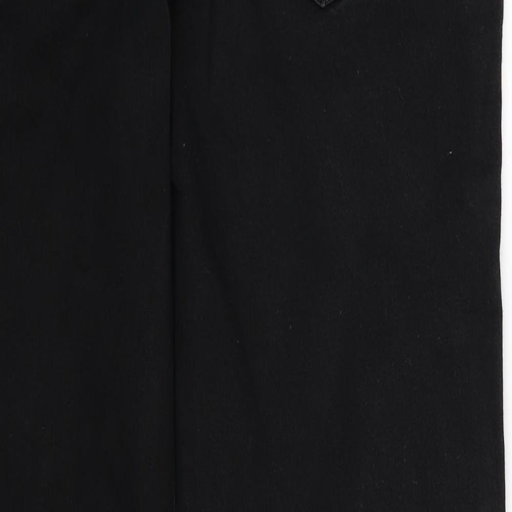 George Mens Black  Denim Straight Jeans Size 36 L32 in