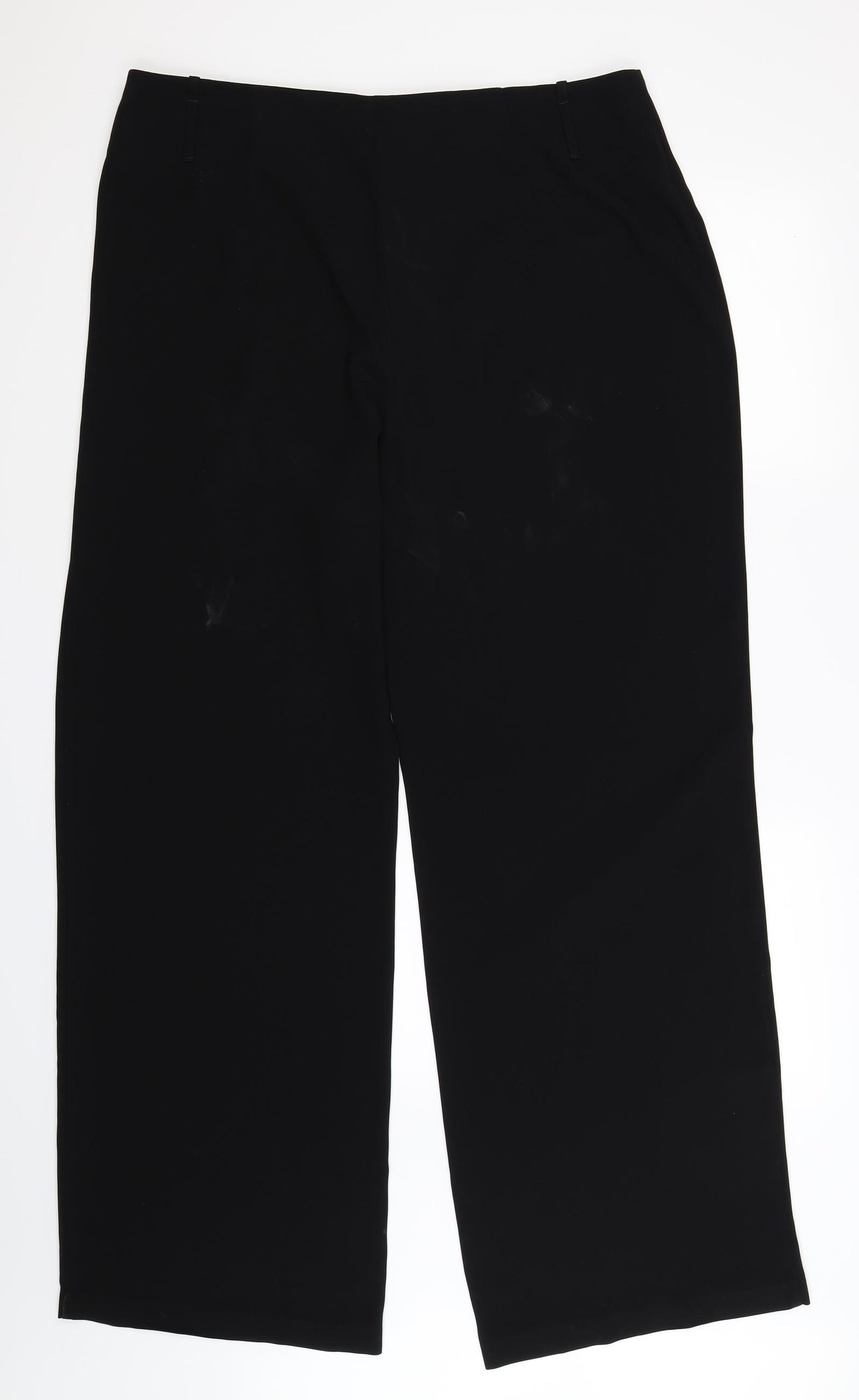 Marks and Spencer Womens Black   Trousers  Size 18 L33 in