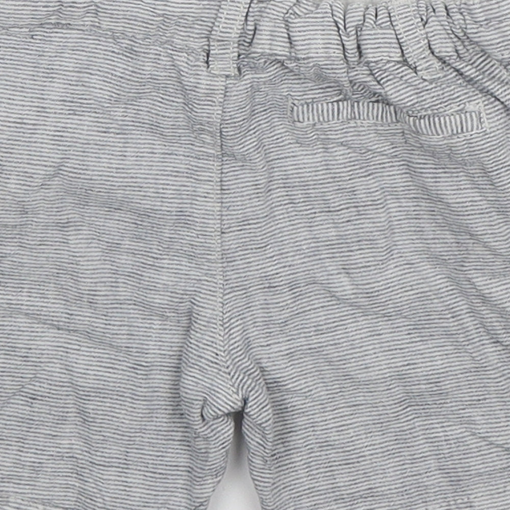 Matalan Boys Blue Striped  Chino Shorts Size 3-4 Years