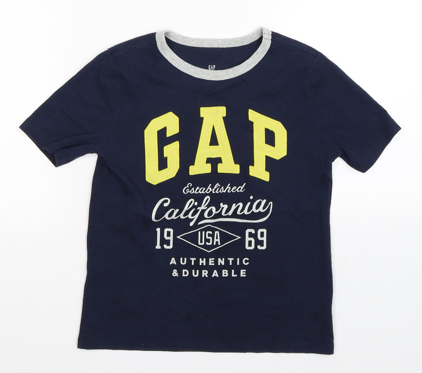 Gap Boys Blue   Basic T-Shirt Size 6-7 Years