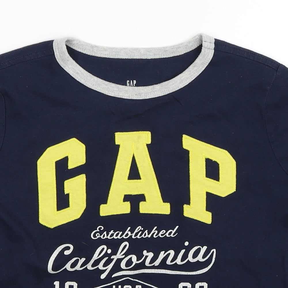 Gap Boys Blue   Basic T-Shirt Size 6-7 Years