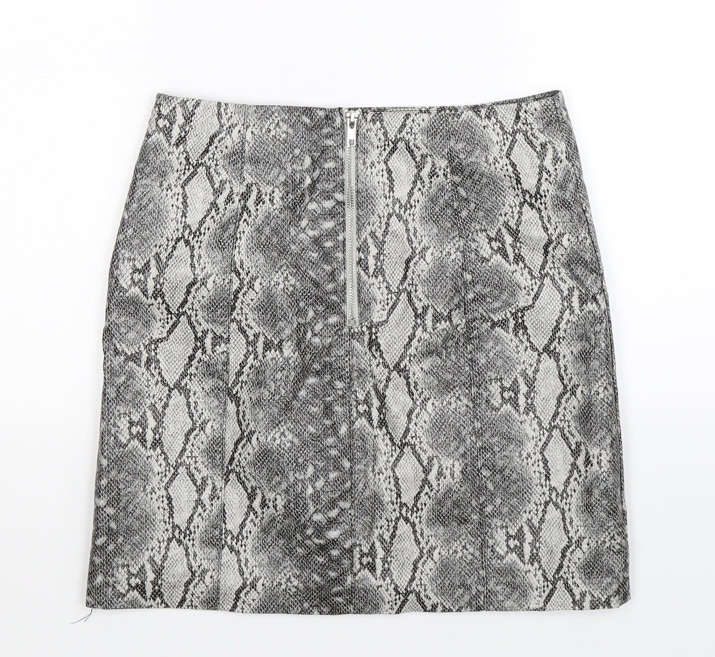 New Look Womens Multicoloured Animal Print  A-Line Skirt Size 8