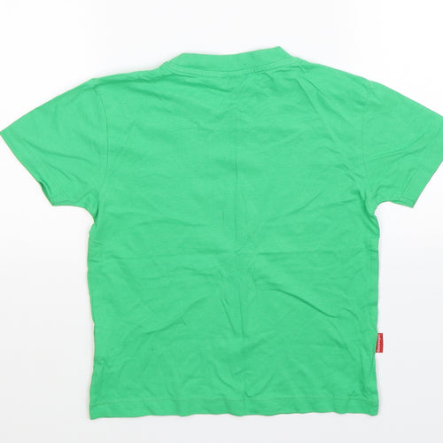 Slazenger Boys Green   Basic T-Shirt Size 5-6 Years