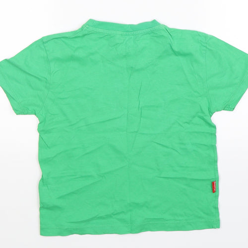 Slazenger Boys Green   Basic T-Shirt Size 5-6 Years