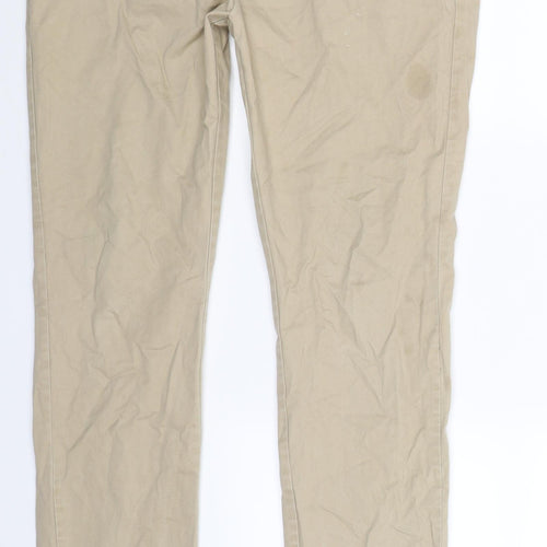 Denim Co Mens Beige   Chino Trousers Size 34 L34 in