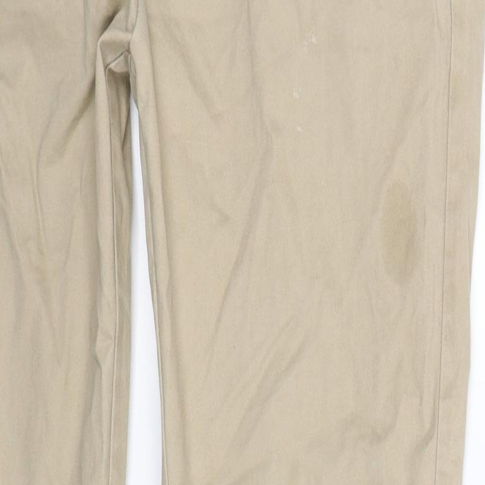 Denim Co Mens Beige   Chino Trousers Size 34 L34 in