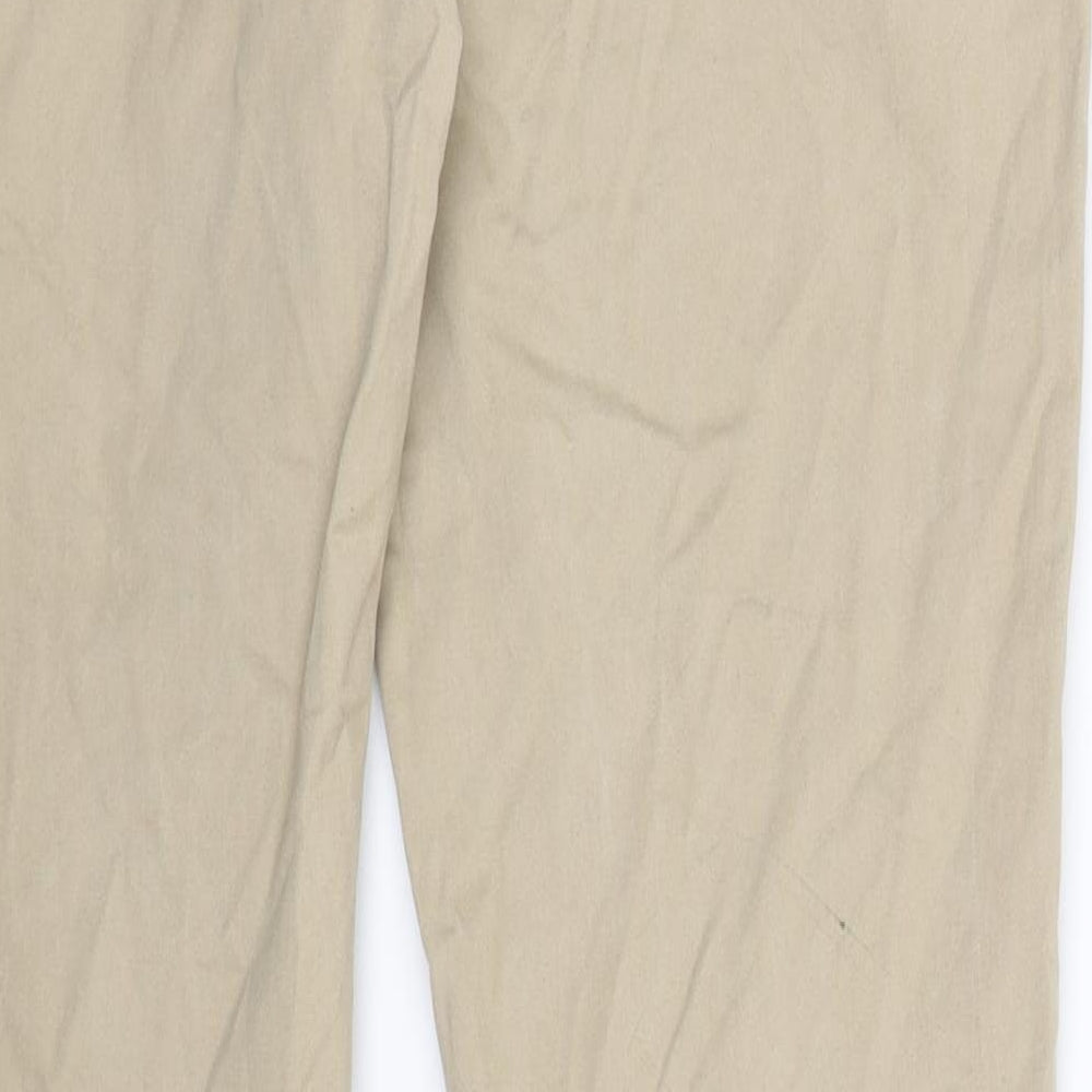 Denim Co Mens Beige   Chino Trousers Size 34 L34 in