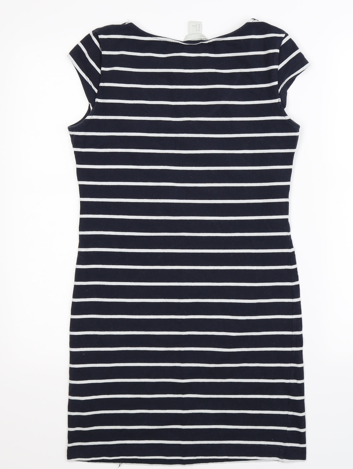H&M Womens Blue Striped  Bodycon  Size M