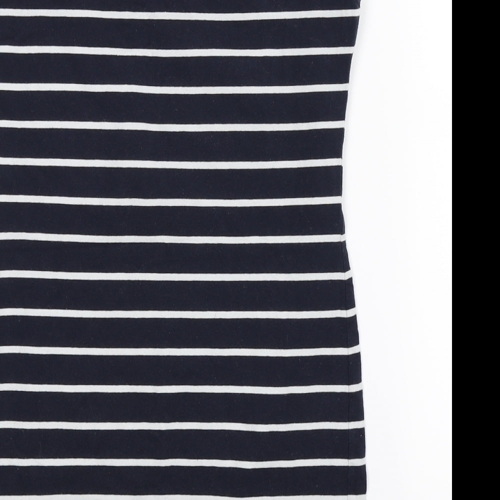H&M Womens Blue Striped  Bodycon  Size M
