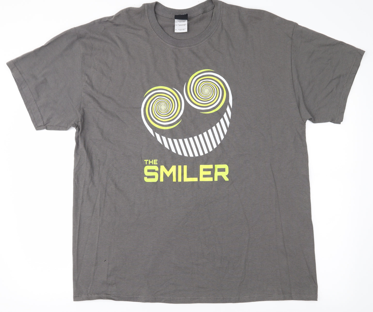 smiler Mens Grey    T-Shirt Size XL