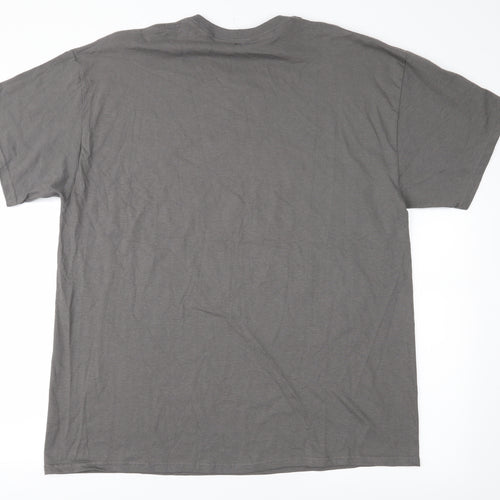 smiler Mens Grey    T-Shirt Size XL