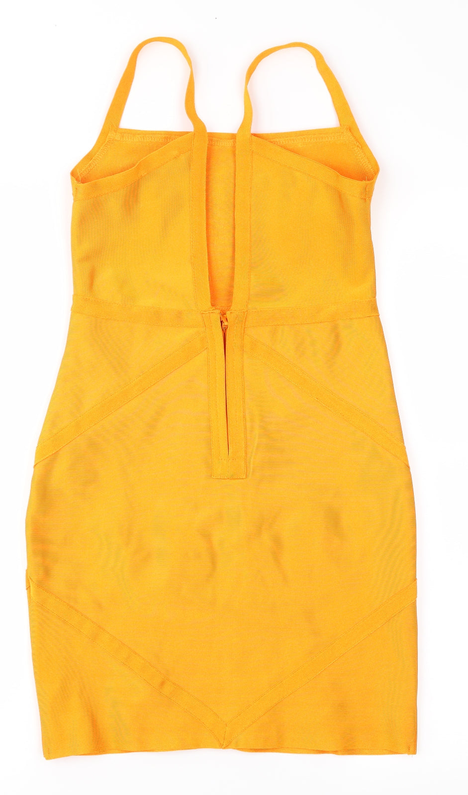 PRETTYLITTLETHING Womens Orange   Bodycon  Size 10