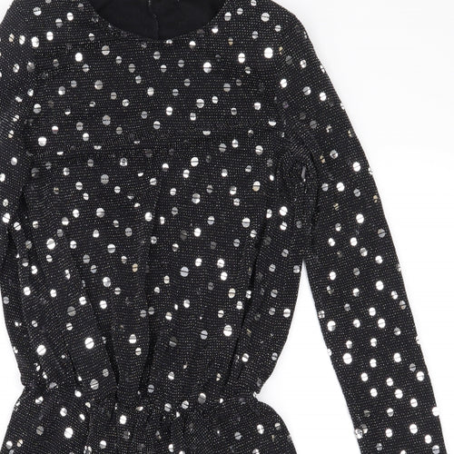 Flounce Womens Black   Mini  Size 8  - Shoulder Pads