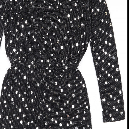 Flounce Womens Black   Mini  Size 8  - Shoulder Pads