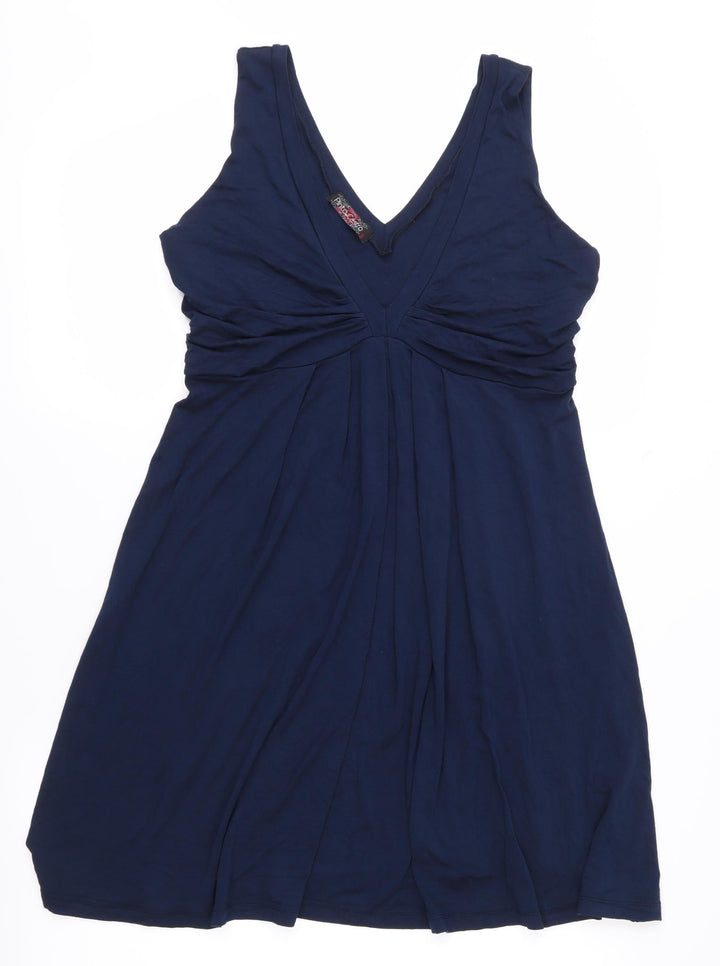 pinto de castro Womens Blue Fit & Flare One Size