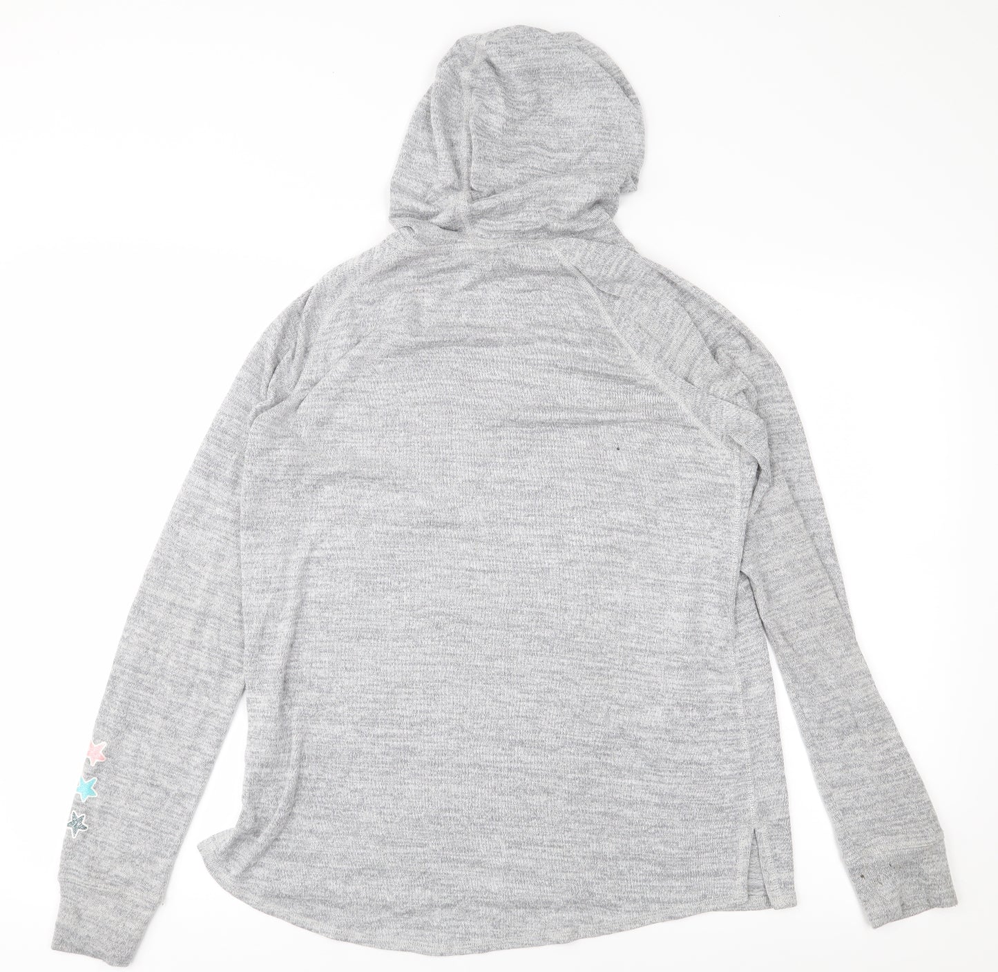 H&M Girls Grey   Pullover Hoodie Size 14 Years