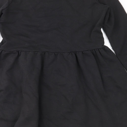 F&F Girls Black   Fit & Flare  Size 9-10 Years