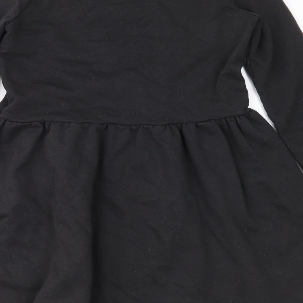 F&F Girls Black   Fit & Flare  Size 9-10 Years
