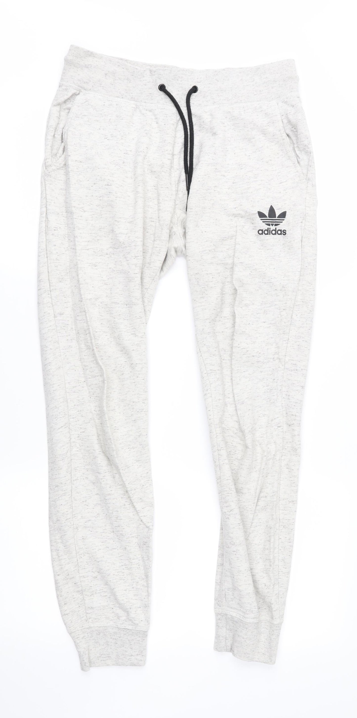 adidas Womens Ivory   Jogger Trousers Size 8 L26 in