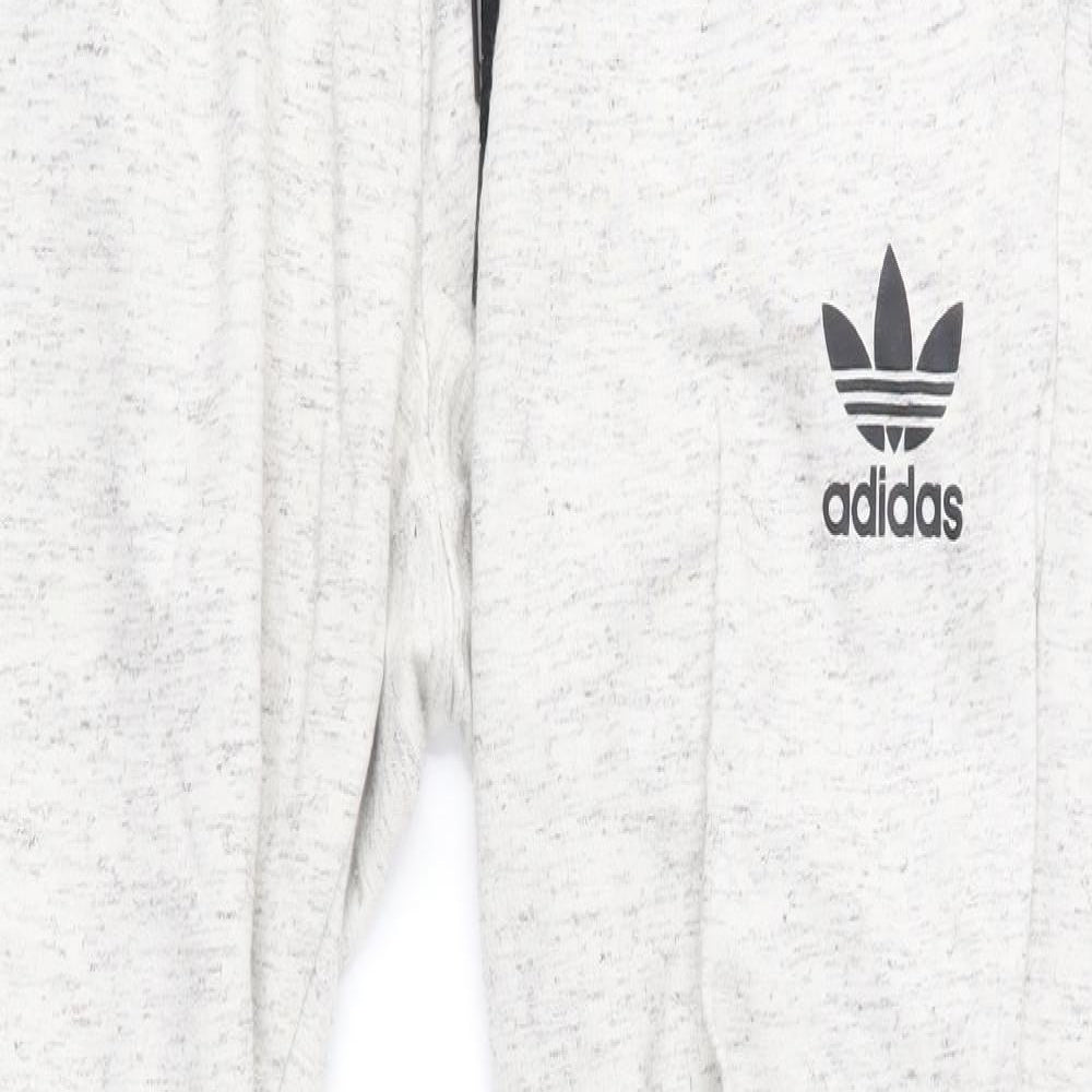 adidas Womens Ivory   Jogger Trousers Size 8 L26 in