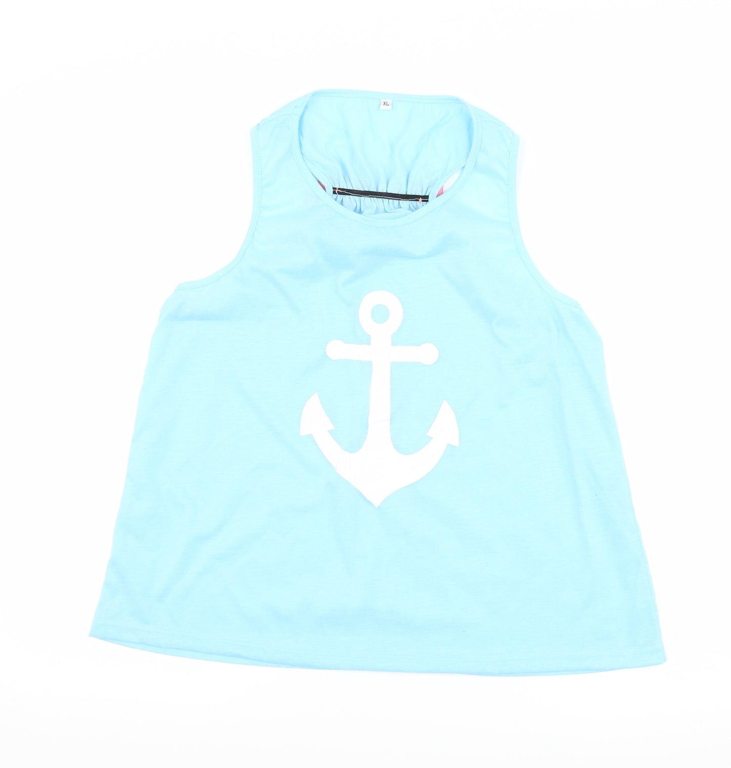 Preworn Womens Blue   Basic Tank Size XL  - Anchor