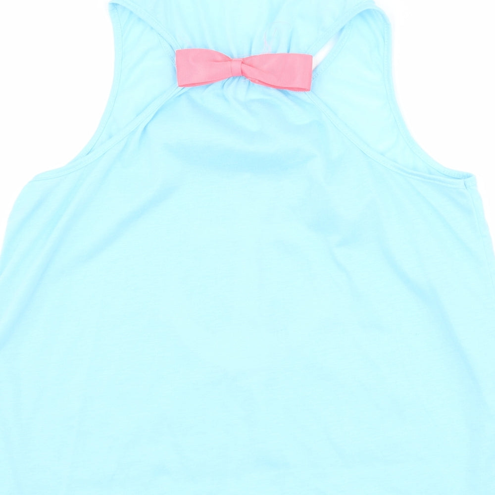 Preworn Womens Blue   Basic Tank Size XL  - Anchor
