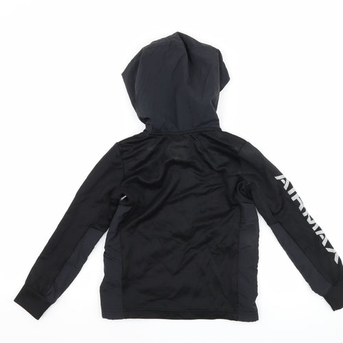 Nike Boys Black   Henley Hoodie Size 4-5 Years