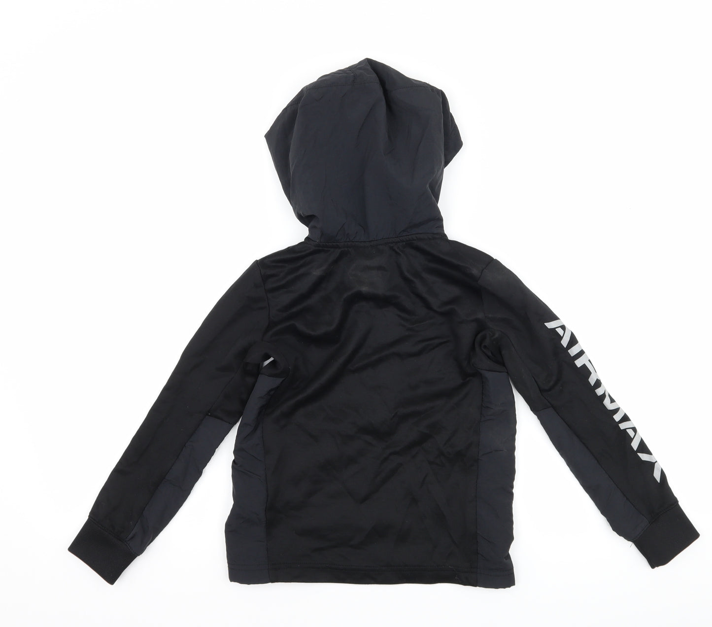 Nike Boys Black   Henley Hoodie Size 4-5 Years
