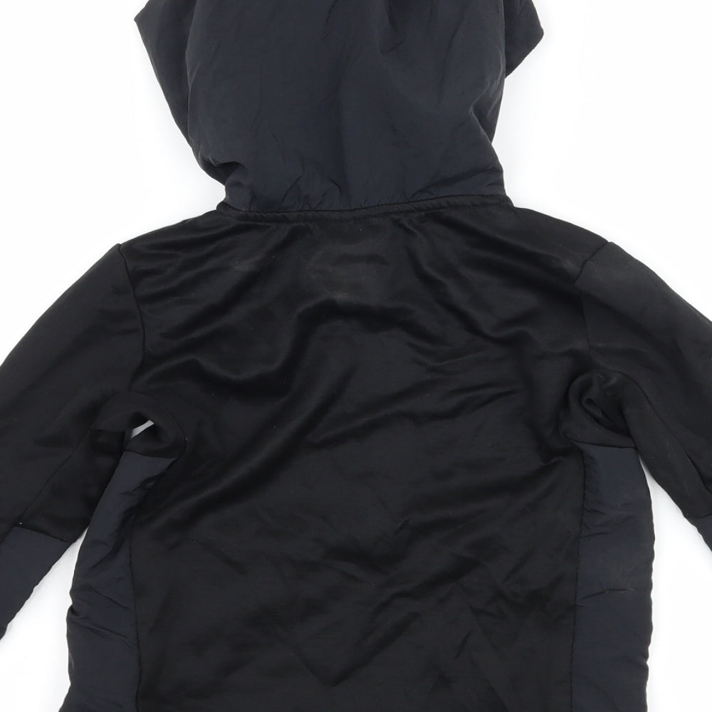 Nike Boys Black   Henley Hoodie Size 4-5 Years