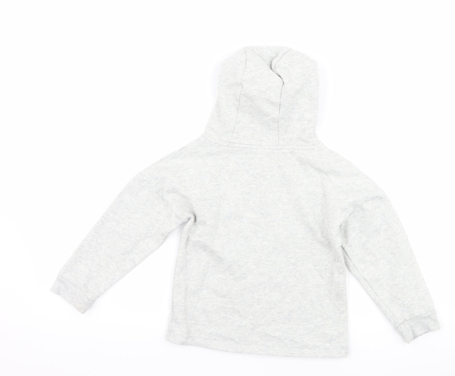 TU Girls Grey   Pullover Hoodie Size 6 Years  - star
