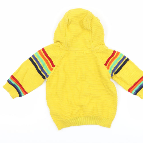 NEXT Boys Yellow Striped  Jacket  Size 3-6 Months