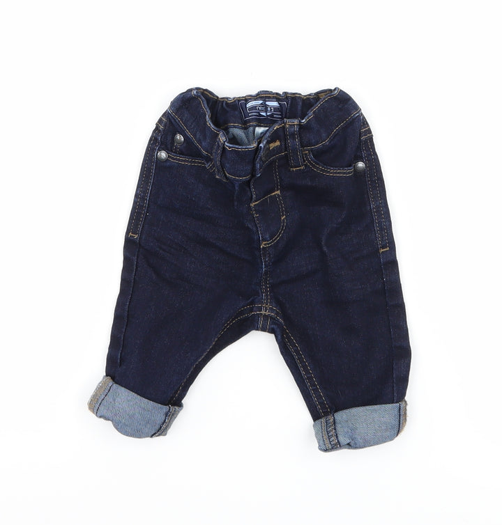 NEXT Baby Blue Denim Capri Jeans Size 3-6 Months