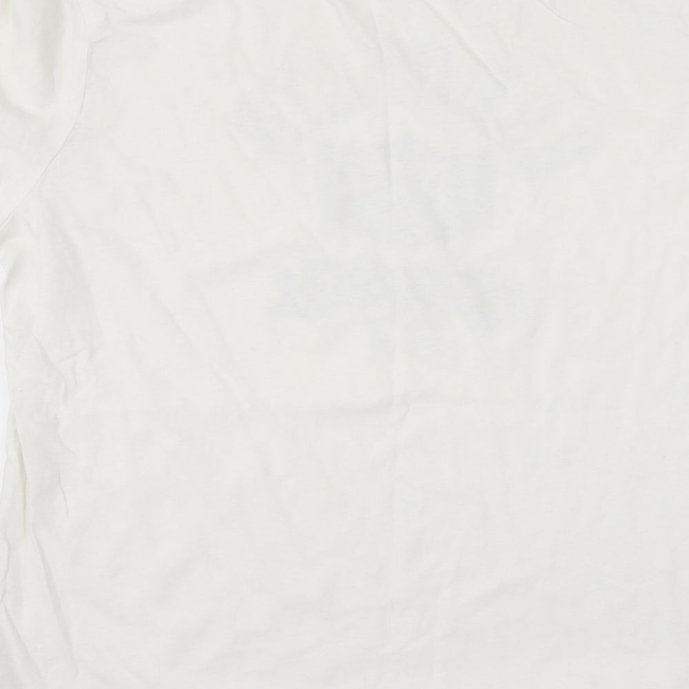 Polo Ralph Lauren Mens White    T-Shirt Size L  - graphic